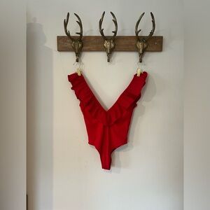 Zara ruffled onesie, never worn!